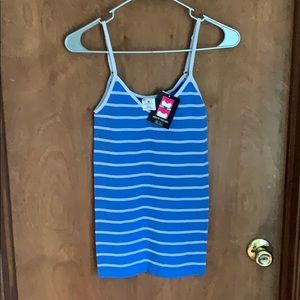 Blue Striped Tank Top